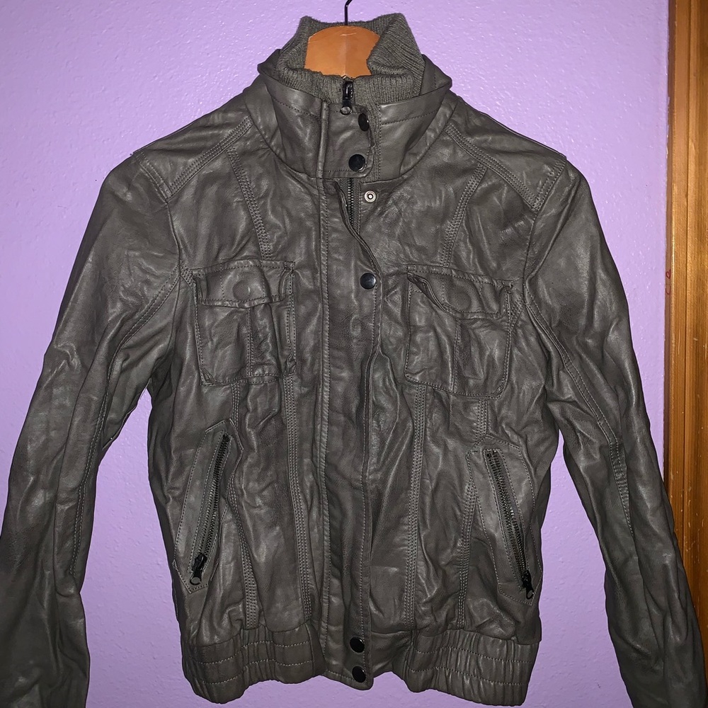 Leather jacket